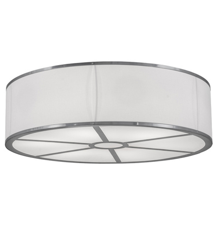 Meyda Tiffany - 169152 - Six Light Flushmount - Cilindro - Extreme Chrome