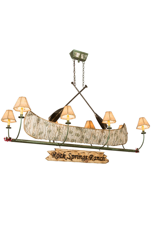 Meyda Tiffany - 186354 - Eight Light Chandelier - Personalized - Antique CopperTarnished Copper