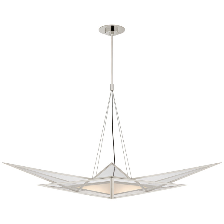 Visual Comfort Signature - KW 5650PN-CLG - LED Chandelier - Ori - Polished Nickel Visual Comfort Signature - KW 5650PN-CLG - LED Chandelier - Ori - Polished Nickel