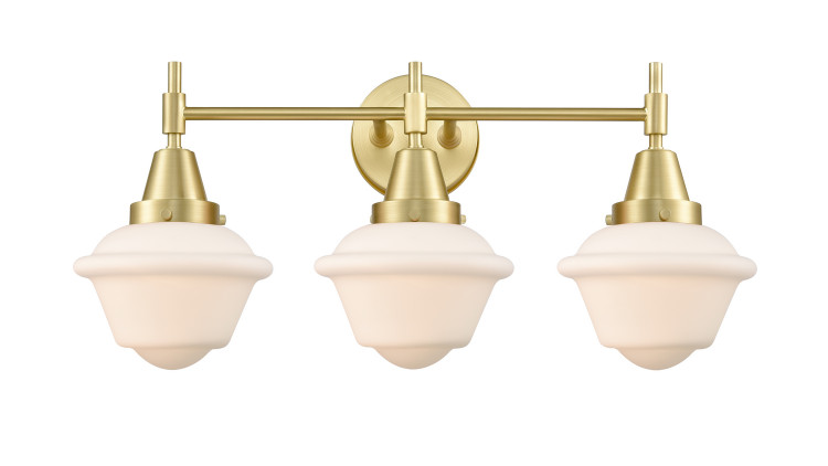 Innovations - 447-3W-SB-G531 - Three Light Bath Vanity - Satin Brass