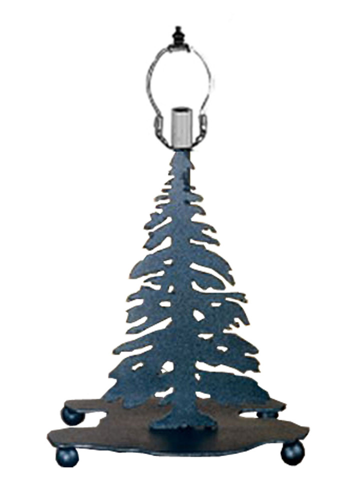 Meyda Tiffany - 23560 - One Light Table Base - Tree - Textured Black