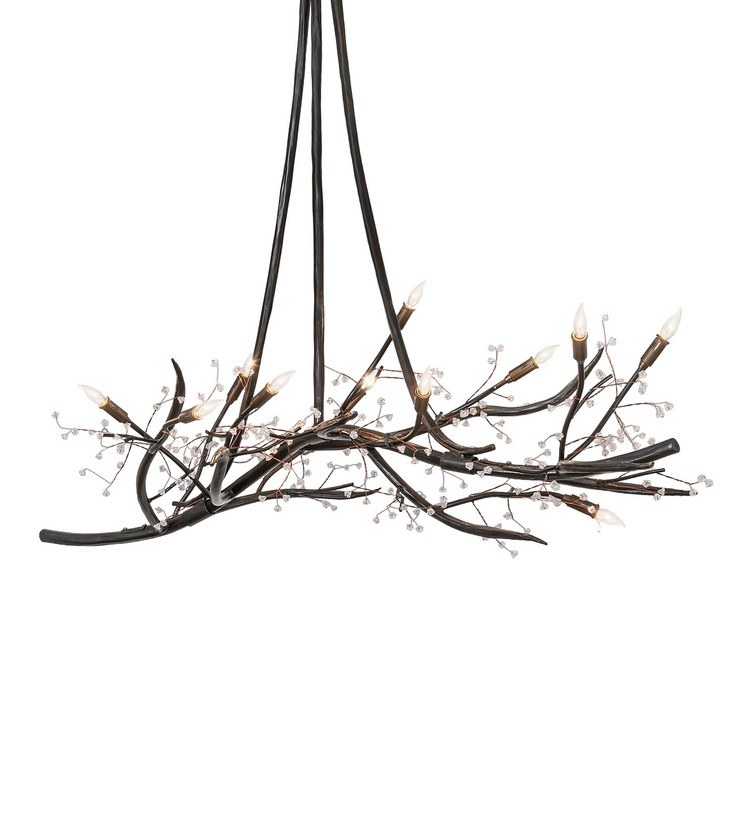 Meyda Tiffany - 279226 - 11 Light Chandelier - Winter Solstice - Dark Burnished Antique Copper Meyda Tiffany - 279226 - 11 Light Chandelier - Winter Solstice - Dark Burnished Antique Copper