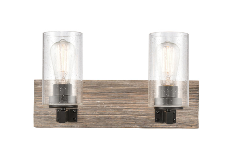 Innovations - 424-2W-BK-SDY - Two Light Bath Vanity - Matte Black