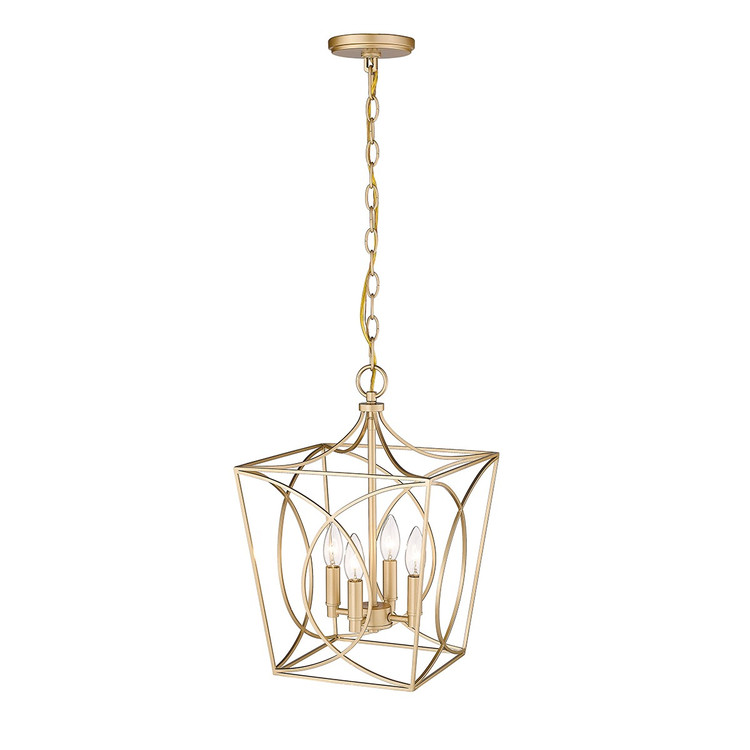 Millennium - 4001-PMG - Four Light Pendant - Tracy - Painted Modern Gold Millennium - 4001-PMG - Four Light Pendant - Tracy - Painted Modern Gold