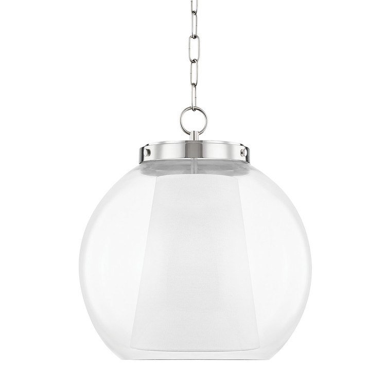 Mitzi - H457701L-PN - One Light Pendant - Sasha - Polished Nickel
