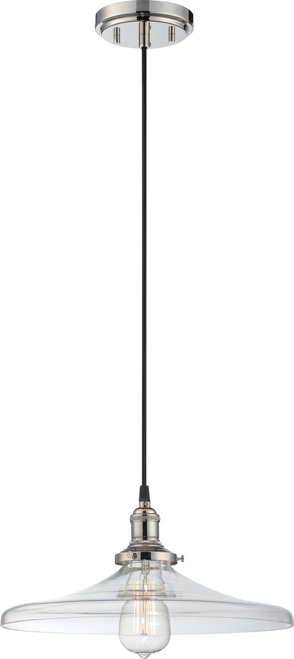 Nuvo Lighting - 60-5407 - One Light Pendant - Vintage - Polished Nickel