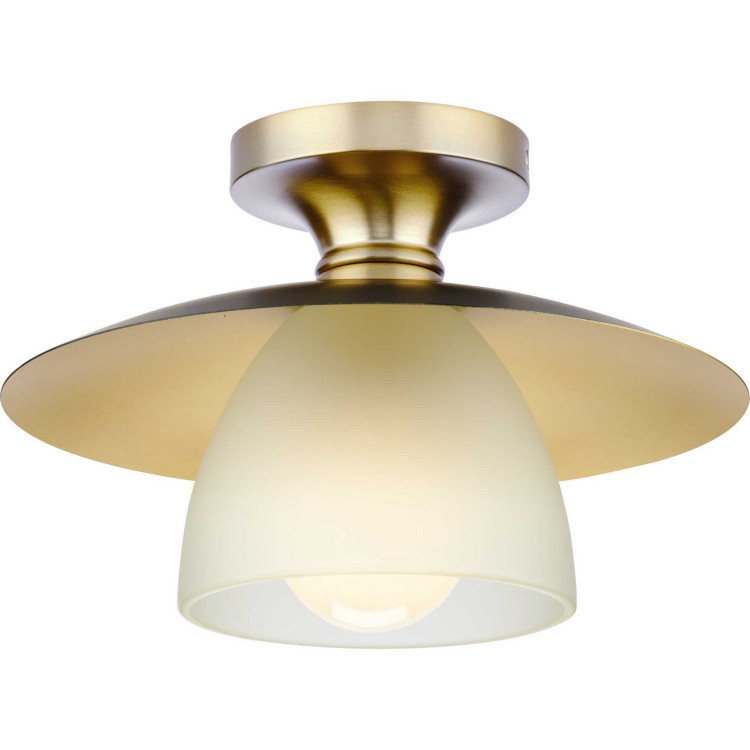 Progress Lighting - P350233-109 - One Light Semi Flush Mount - Trimble - Brushed Bronze