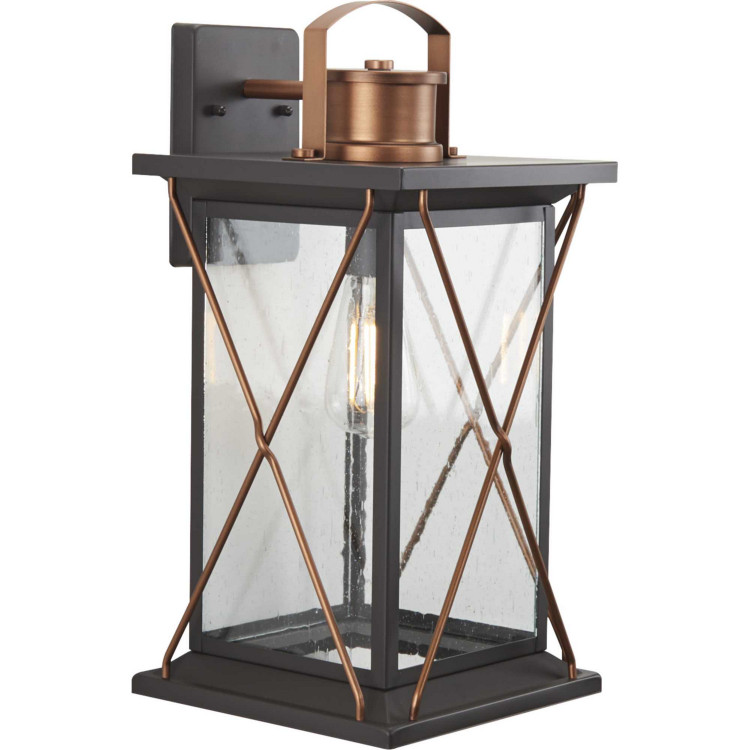 Progress Lighting - P560158-020 - One Light Wall Lantern - Barlowe - Antique Bronze Progress Lighting - P560158-020 - One Light Wall Lantern - Barlowe - Antique Bronze