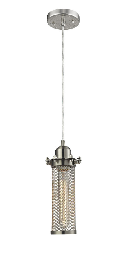 Innovations - 216-SN - One Light Mini Pendant - Quincy Hall - Brushed Satin Nickel