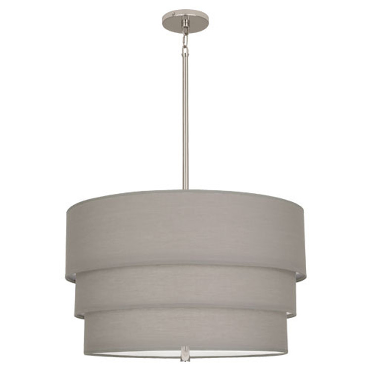 Robert Abbey - SG142 - Three Light Pendant - Decker - Polished Nickel Robert Abbey - SG142 - Three Light Pendant - Decker - Polished Nickel