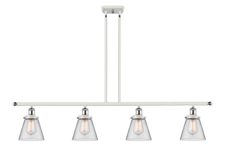 Innovations - 916-4I-WPC-G62-LED - LED Island Pendant - Ballston Urban - White Polished Chrome