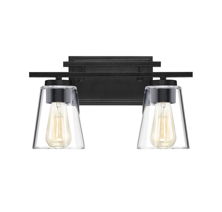 Savoy House - 8-1020-2-BK - Two Light Bath Bar - Calhoun - Black