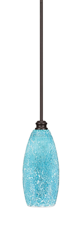 Toltec Lighting - 1151-ES-5065 - One Light Mini Pendant - Edge - Espresso Toltec Lighting - 1151-ES-5065 - One Light Mini Pendant - Edge - Espresso