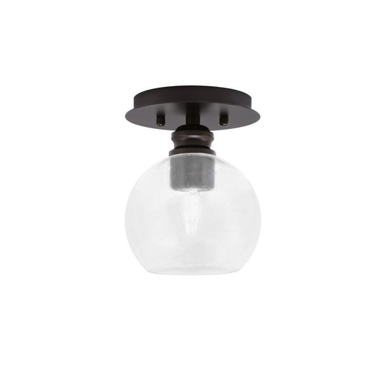 Toltec Lighting - 1160-ES-4100 - One Light Semi-Flush Mount - Edge - Espresso