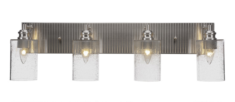 Toltec Lighting - 1164-BN-300 - Four Light Bath Bar - Edge - Brushed Nickel