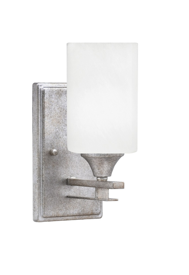 Toltec Lighting - 131-AS-3001 - One Light Wall Sconce - Uptowne - Aged Silver