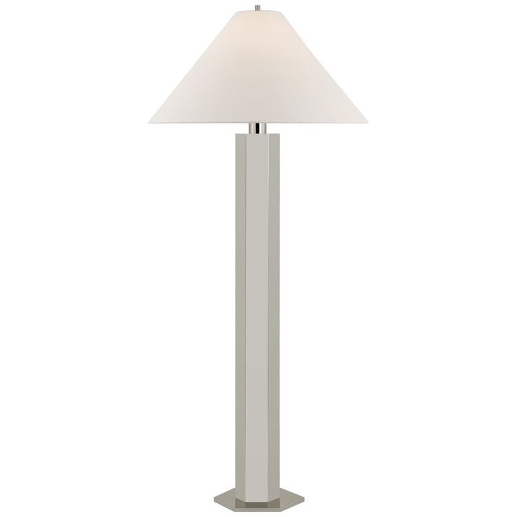 Visual Comfort Signature - PCD 1000PN-L - LED Floor Lamp - Olivier - Polished Nickel