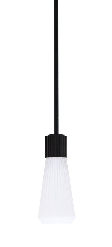 Toltec Lighting - 4801-MB-881 - One Light Mini Pendant - Everleigh - Matte Black