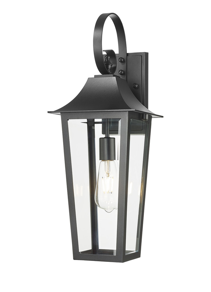 Z-Lite - 5008M-BK - One Light Outdoor Wall Light - Gannon - Black