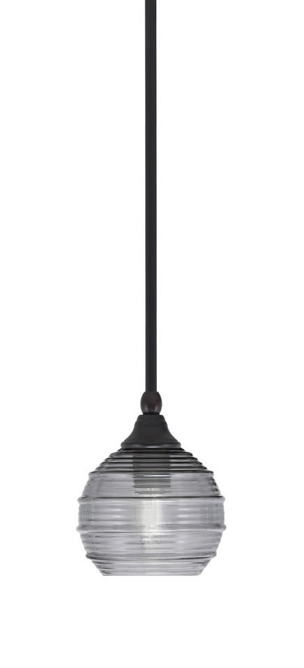 Toltec Lighting - 23-ES-5112 - One Light Mini Pendant - Stem - Espresso