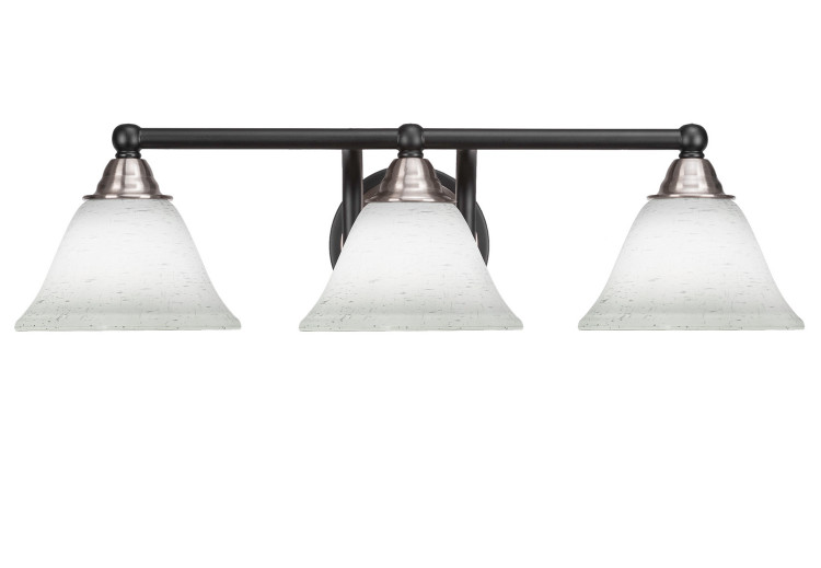 Toltec Lighting - 3423-MBBN-311 - Three Light Bath Bar - Paramount - Matte Black & Brushed Nickel