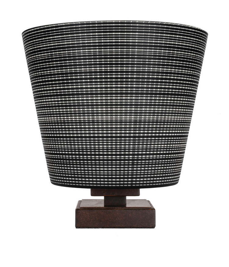 Toltec Lighting - 52-DG-4089 - One Light Table Lamp - Luna - Dark Granite