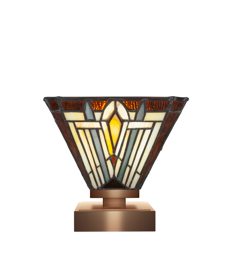 Toltec Lighting - 52-NAB-9596 - One Light Table Lamp - Luna - New Age Brass