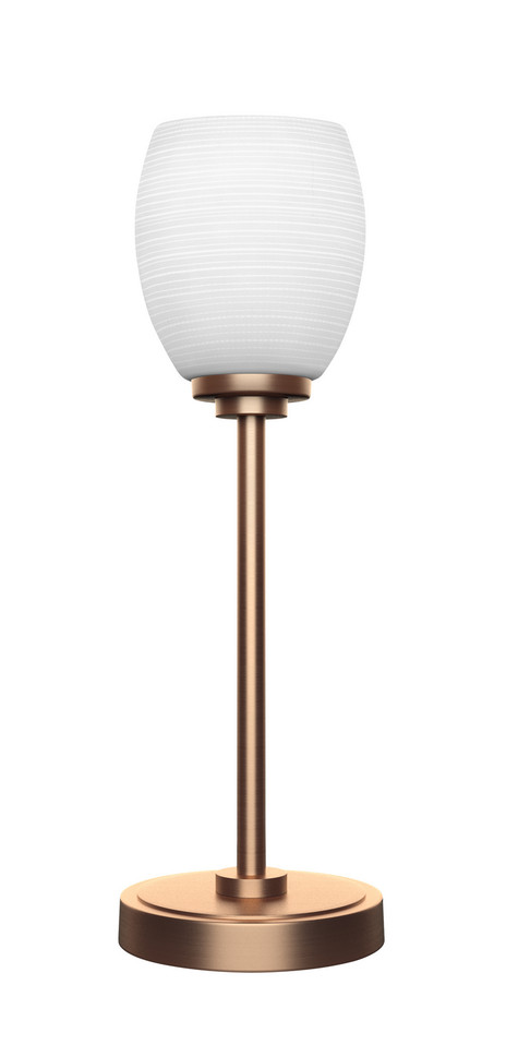Toltec Lighting - 53-NAB-4021 - One Light Table Lamp - Luna - New Age Brass