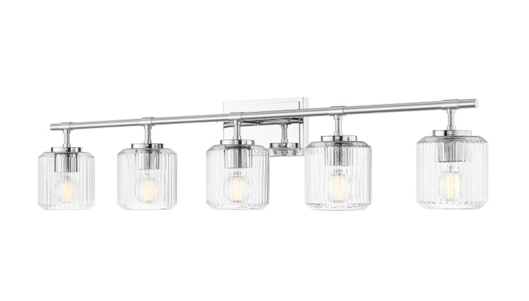 Z-Lite - 7515-5V-CH - Five Light Vanity - Landon - Chrome