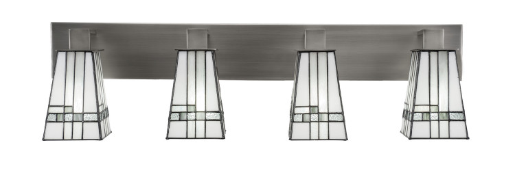 Toltec Lighting - 584-GP-9554 - Four Light Bath Bar - Apollo - Graphite Toltec Lighting - 584-GP-9554 - Four Light Bath Bar - Apollo - Graphite