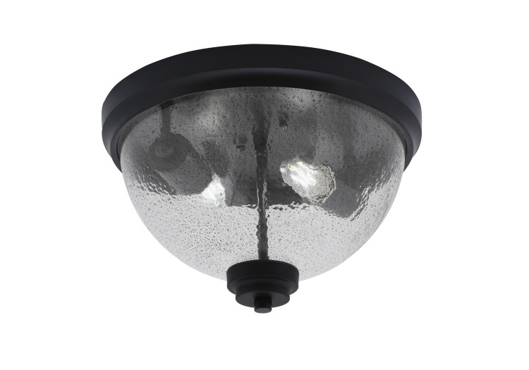 Toltec Lighting - 822-MB-2 - Two Light Flush Mount - Flush Mounts - Matte Black