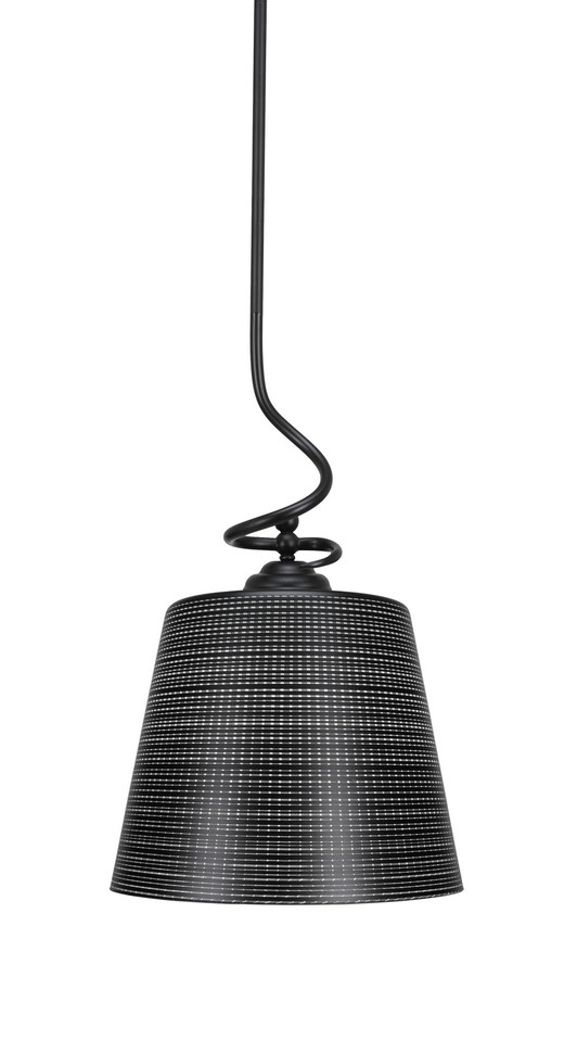 Toltec Lighting - 900-MB-4089 - One Light Pendant - Capri - Matte Black