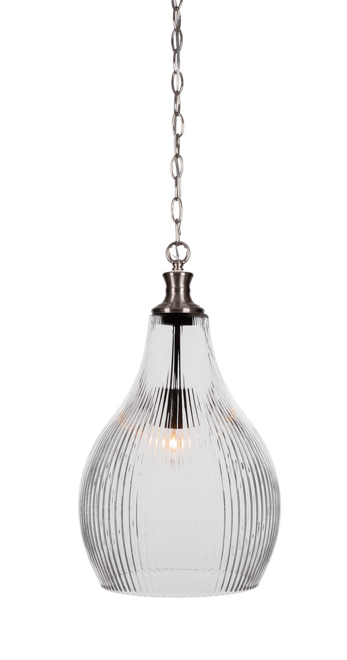 Toltec Lighting - 93-BN-4660 - One Light Pendant - Carina - Brushed Nickel