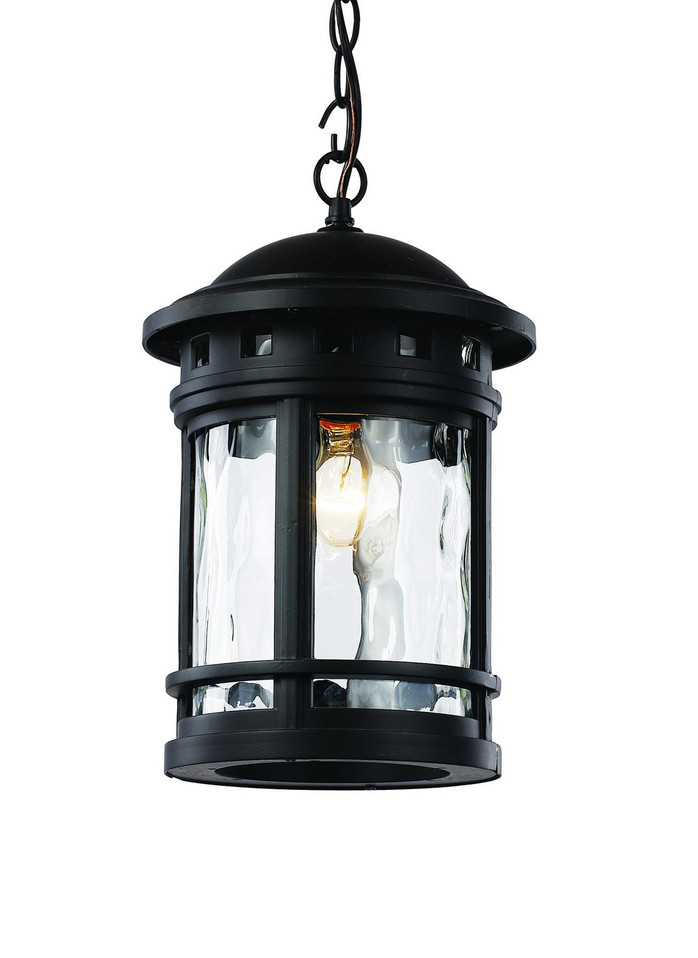 Trans Globe Imports - 40375 RT - One Light Hanging Lantern - Boardwalk - Rust