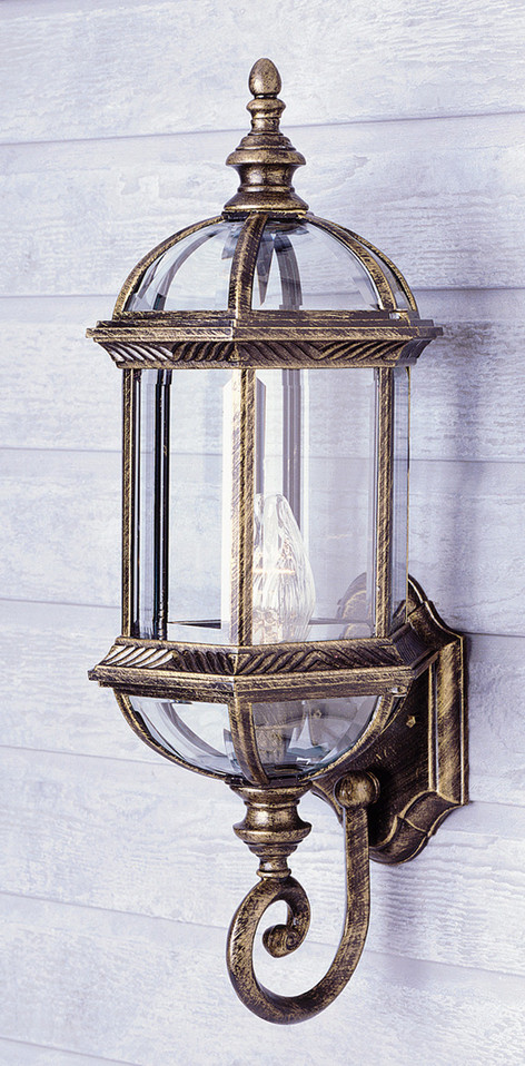Trans Globe Imports - 4180 BG - One Light Wall Lantern - Wentworth - Black Gold Trans Globe Imports - 4180 BG - One Light Wall Lantern - Wentworth - Black Gold