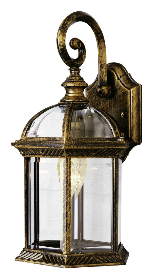 Trans Globe Imports - 4181 BG - One Light Wall Lantern - Wentworth - Black Gold Trans Globe Imports - 4181 BG - One Light Wall Lantern - Wentworth - Black Gold