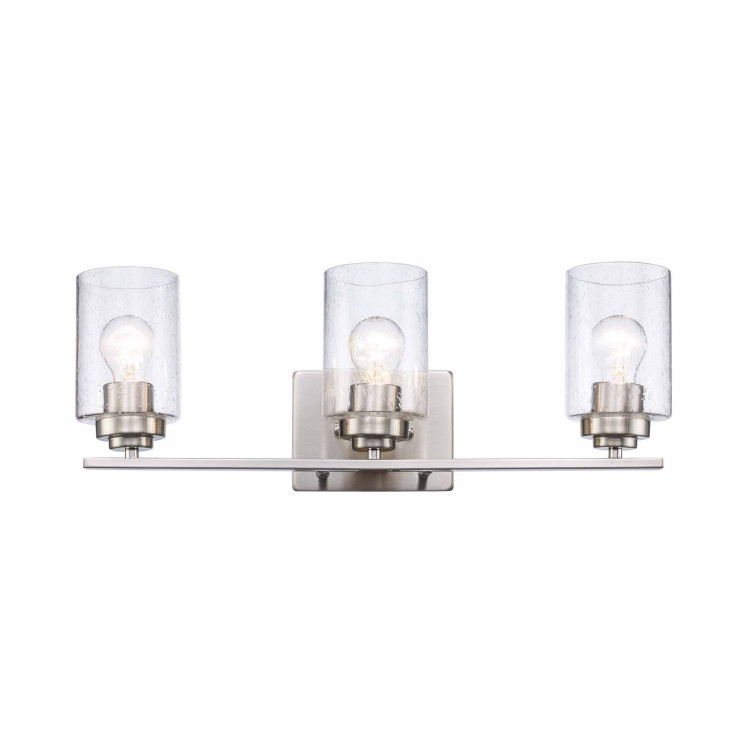 Trans Globe Imports - 80523 BN - Three Light Vanity - Mod Pod - Brushed Nickel
