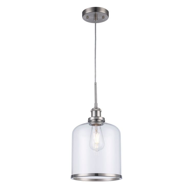 Trans Globe Imports - PND-2184 BN - One Light Pendant - Brushed Nickel