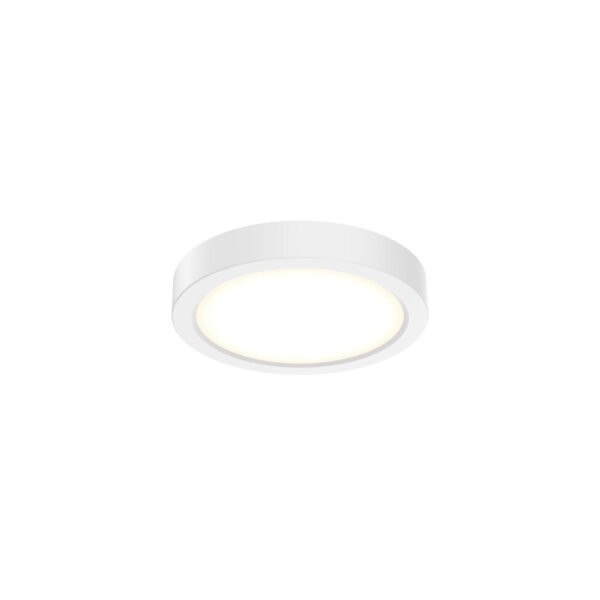 Dals - CFLEDR06-CC-V-WH - One Light Flush Mount - Delta - Black