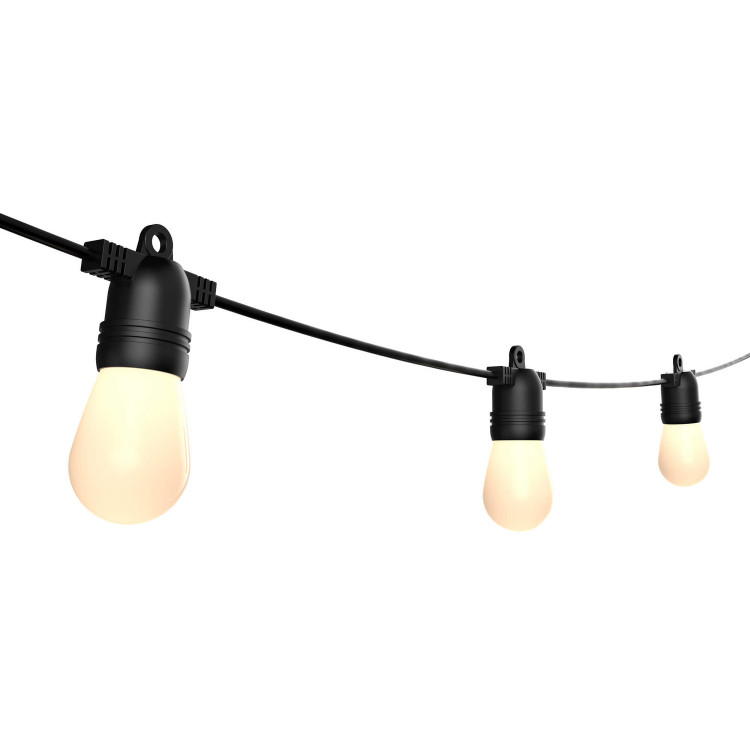 Dals - DCP-STG48 - 15 Light Outdoor String Light - Orion - Black
