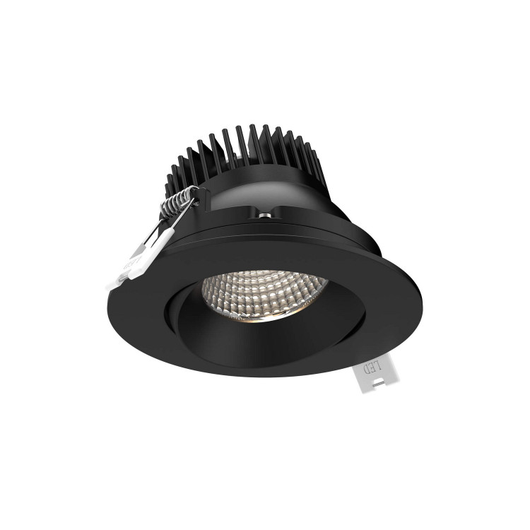 Dals - GBR35-CC-BK - Gimbal Downlight - Revolve - Black