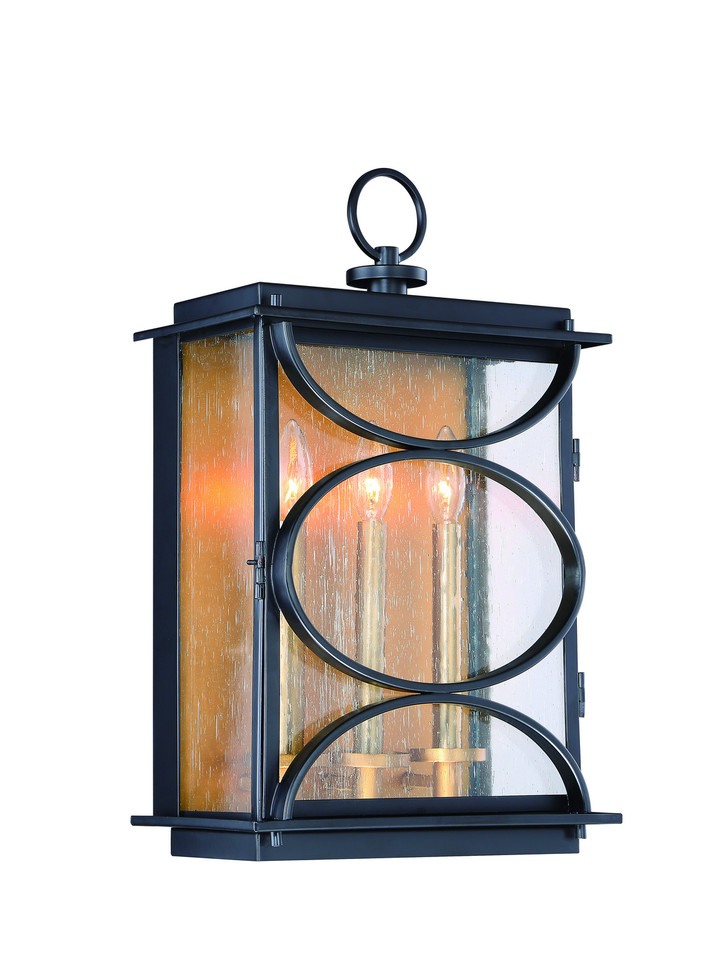 Craftmade - ZA1922-MNPAB - Three Light Wall Mount - Hamilton - Midnight/Patina Aged Brass