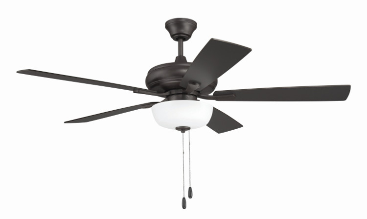 Craftmade - ECF211CBZ5-CBZWLN - 52 Ceiling Fan - EOS 2 Light Frosted White Bowl 52 Ceiling Fan - Classic Bronze
