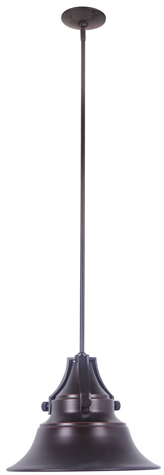 Craftmade - Z4421-OBG - One Light Pendant - Union - Oiled Bronze Gilded