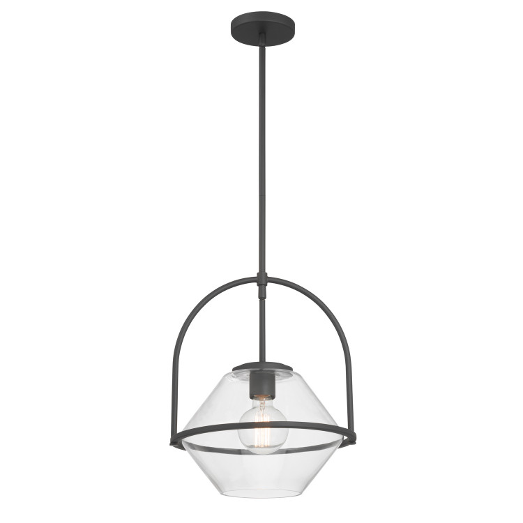 Minka-Lavery - 11895-899 - One Light Pendant - Coralyn - Dark Matte Black