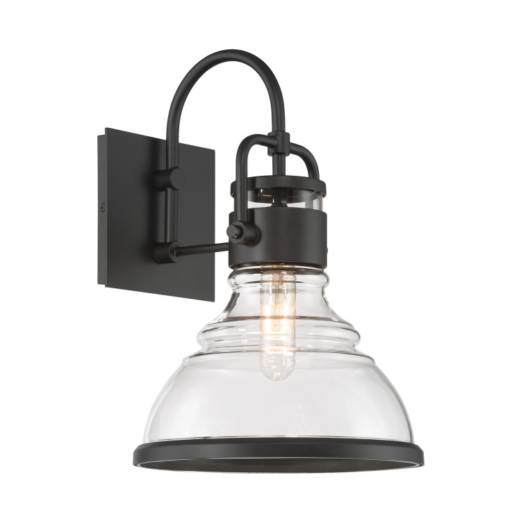 Minka-Lavery - 78700-899 - One Light Outdoor Wall Sconce - Calen - Dark Matte Black