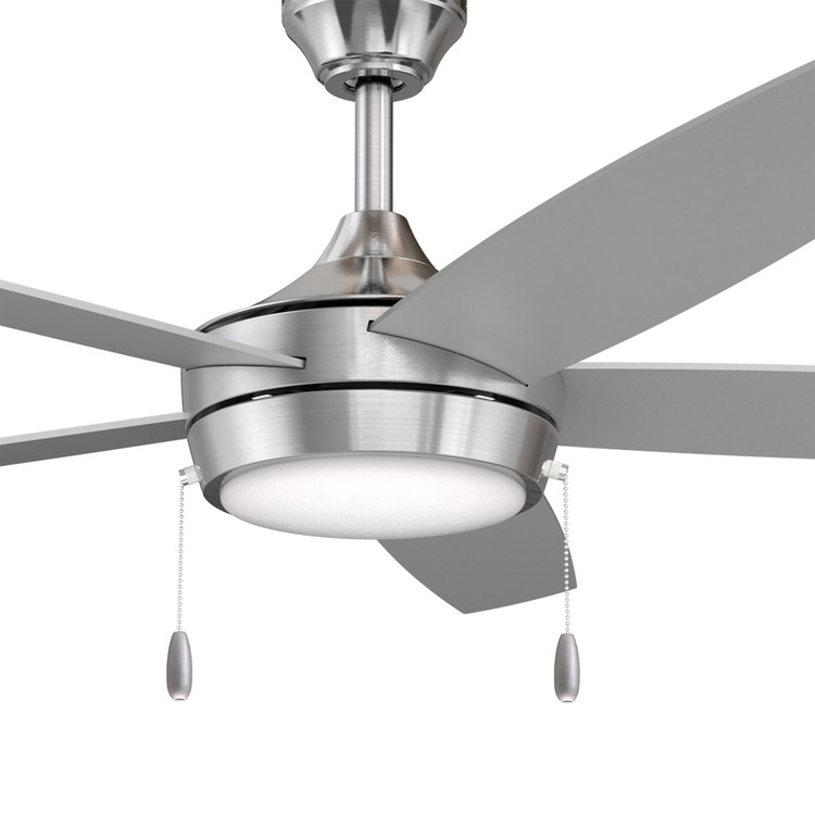 Progress Lighting - P250125-009-30 - 52 Ceiling Fan - Nolyn V - Brushed Nickel