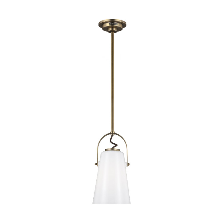 Visual Comfort Studio - LP1011TWB - One Light Pendant - Hazel - Time Worn Brass Visual Comfort Studio - LP1011TWB - One Light Pendant - Hazel - Time Worn Brass