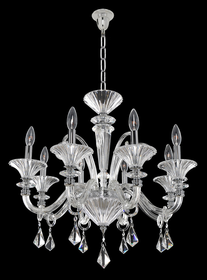 Allegri - 026951-010-FR001 - Eight Light Chandelier - Chauvet - Chrome