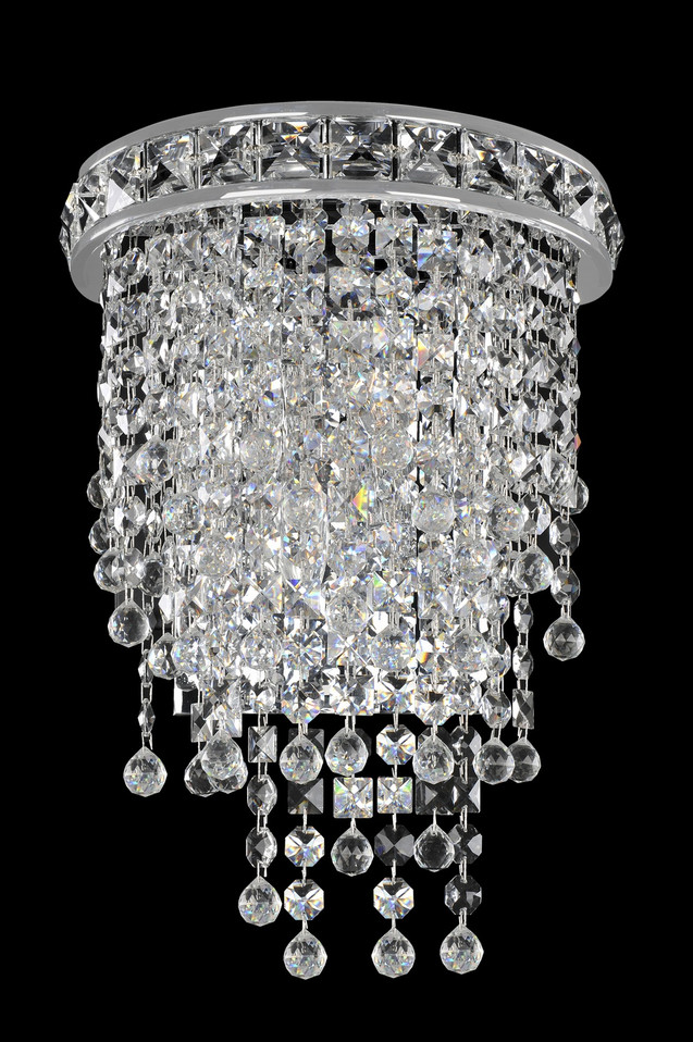 Allegri - 027320-010-FR001 - Two Light Wall Bracket - Cascata - Chrome